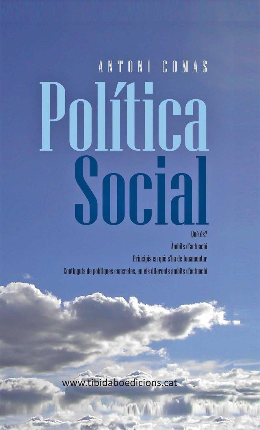 POLÍTICA SOCIAL (CATALÁN) | 9788499680224 | COMAS I BALDELLOU, ANTONI