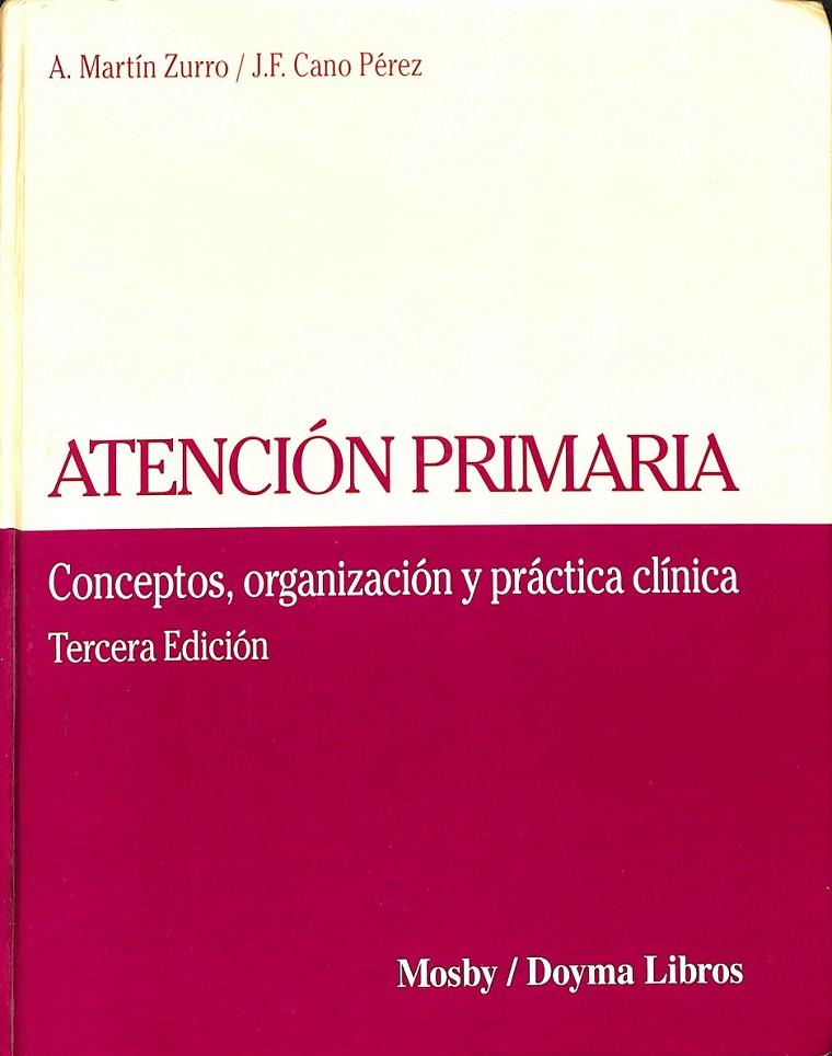 ATENCIÓN PRIMARIA | MARTÍN ZURRO, A. / CANO PÉREZ, J. F.
