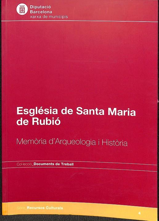 ESGLÉSIA DE SANTA MARIA DE RUBIÓ (CATALÁN) | V.V.A