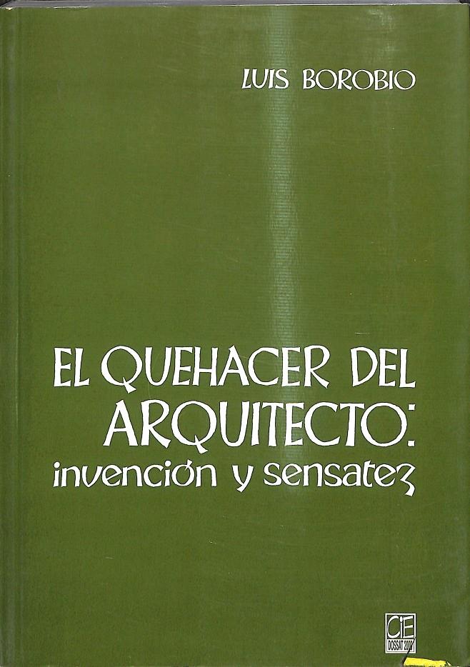 EL QUEHACER DEL ARQUITECTO | 9788489656963 | BOROBIO, LUIS
