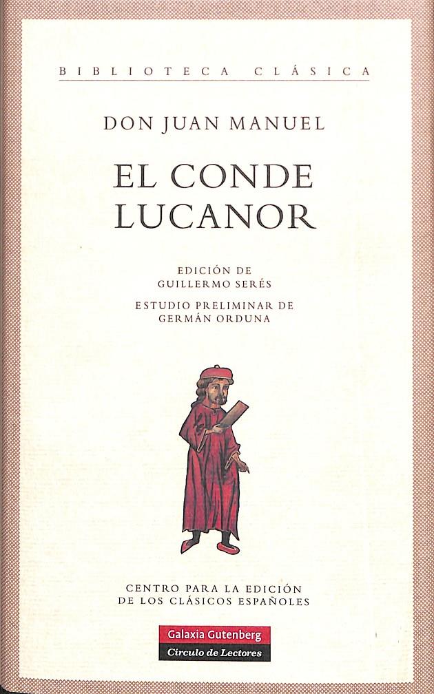 EL CONDE LUCANOR BIBLIOTECA CLASICA | 9788481096095 | DON JUAN MANUEL 