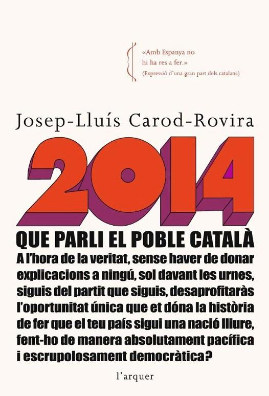 2014 (CATALÁN) | 9788496499850 | CAROD ROVIRA, JOSEP LLUÍS