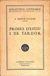 PROSES D'ESTIU I DE TARDOR (CATALÁN) | A. ROSICH CATALAN