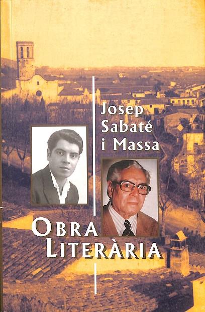 OBRA LITERÀRIA  | JOSEP SABATÉ I MASSA