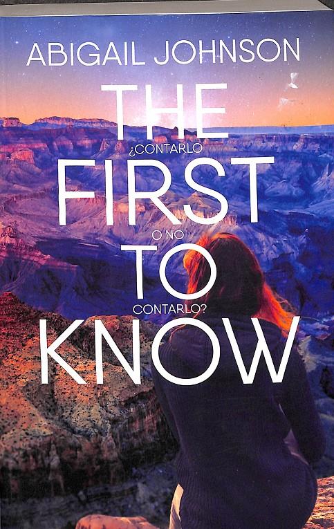 THE FIRST TO KNOW - CASTELLANO | 9788417361303 | JOHNSON, ABIGAIL