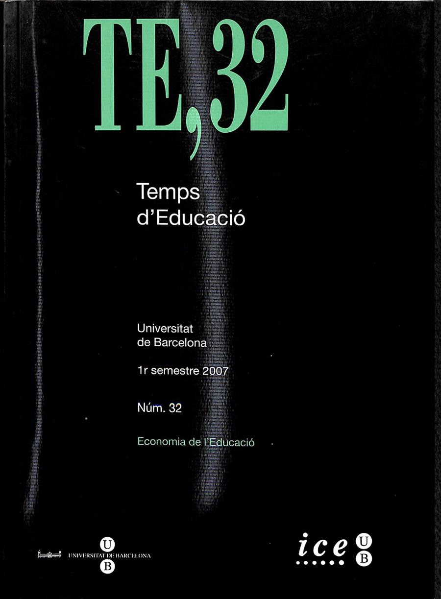 TE, 32 - TEMPS D'EDUCACIÓ  (CATALÁN) | 9770214735005 | V.V.A