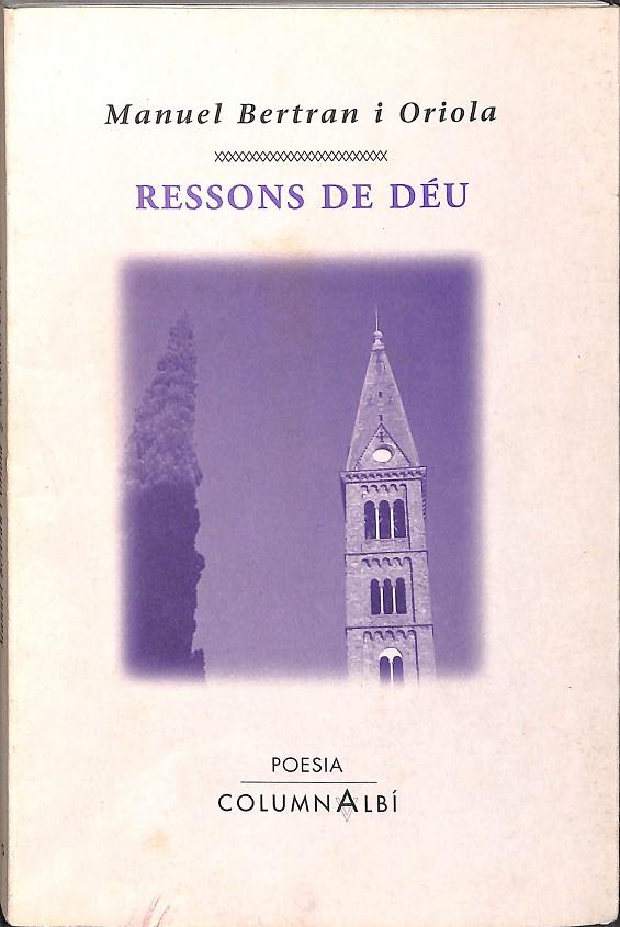 RESSONS DE DÉU (CATALÁN) | MANUEL BERTRAN I ORIOLA