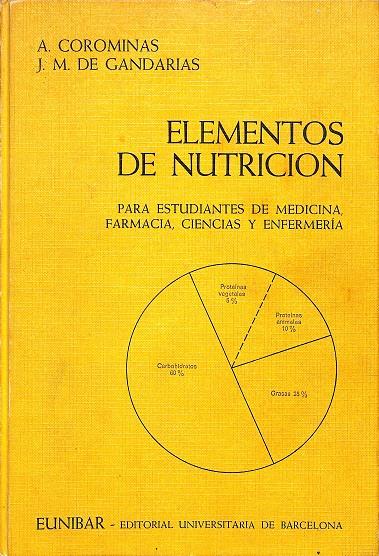ELEMENTOS DE NUTRICIÓN  | A.COROMINAS, J.M. DE GANDARIAS