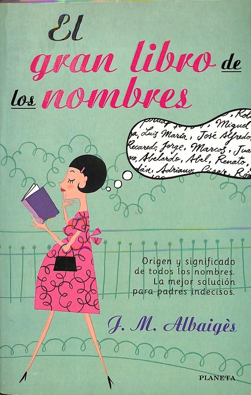 EL GRAN LIBRO DE LOS NOMBRES | 9788408018773 | ALBAIGES, JOSEP M.