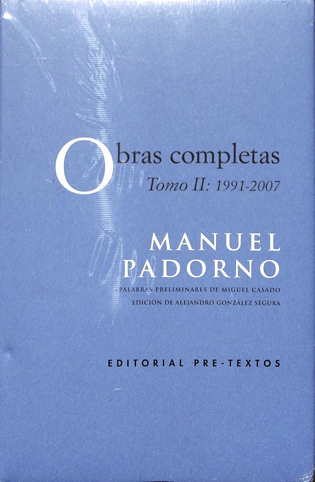 OBRAS COMPLETAS PADORNO NAVARRO, MANUEL (PRECINTADO) | 9788417143022 | PADORNO NAVARRO, MANUEL