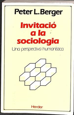 INVITACIÓ A LA SOCIOLOGIA (CATALÁN) | BERGER, PETER L.