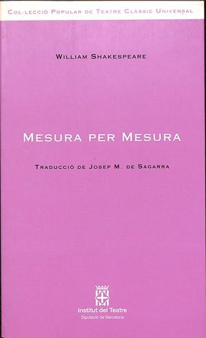 MESURA PER MESURA (CATALÁN) | SHAKESPEARE, WILLIAM