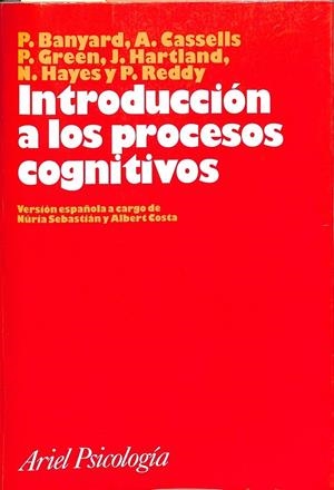 INTRODUCCIÓN A LOS PROCESOS COGNITIVOS | BANYARD, PHILLIP