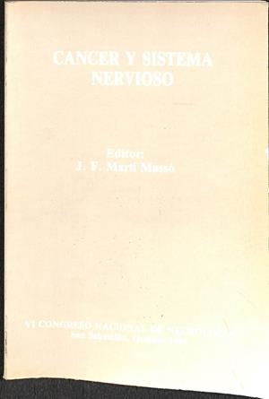 CANCER Y SISTEMA NERVIOSO  | JF MARTI MASSO