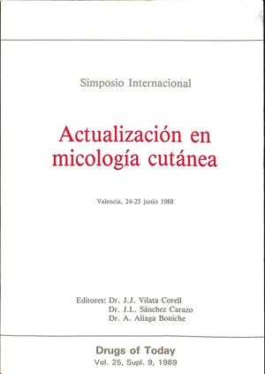 ACTUALIZACION EN MICOLOGIA CUTANEA | VILATA CORELL SANCHEZ CARAZO ALIAGA BONICHE