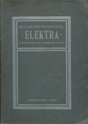 ELEKTRA (CATALÁN) | HUC DE HOFMANNSTHAL