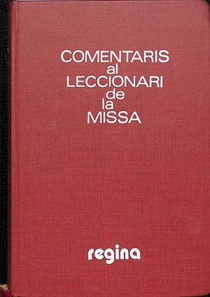 COMENTARIS AL LECCIONARI DE LA MISSA (CATALÁN) | JEAN FRISQUE