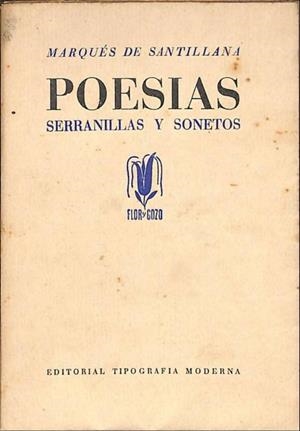 POESIAS: SERRANILLAS Y SONETOS | MARQUES DE SANTILLANA