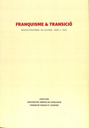 FRANQUISME I TRANSICIÓ (CATALÁN). | SENSE ESPECIFICAR