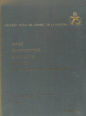 QUATRE ARTISTES CATALANS CONTEMPORANIS (AMAT, DURANCAMPS, SUBIRACHS, THARRATS). EDICIÓ ESPECIAL 75 ANIVERSARI (CATALÁN). | R. FONTS SOLE