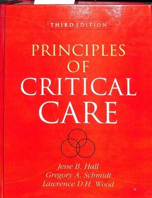 PRINCIPLES OF CRITICAL CARE (INGLÉS) | HALL, JESSE B.