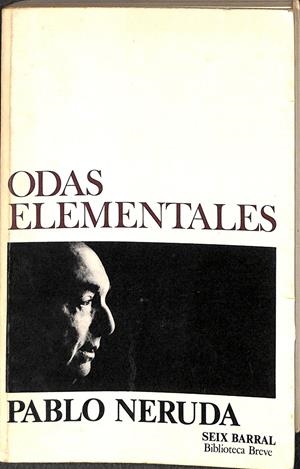 ODAS ELEMENTALES | NERUDA, PABLO