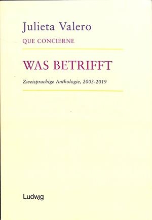 QUE CONCIERNE WAS BETRIFFT (IDIOMA CASTELLANO - ALEMÁN) | JULIETA VALERO