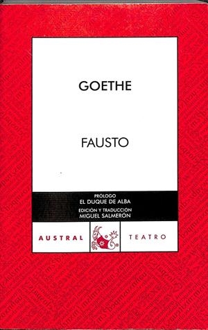 FAUSTO | GOETHE, JOHANN WOLFGANG VON