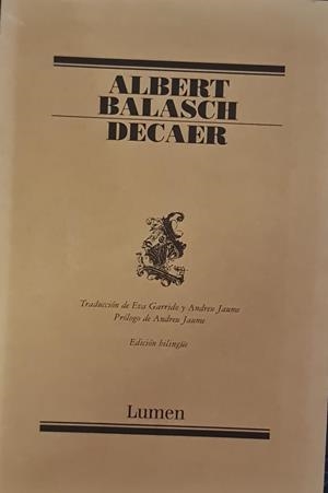 DECAER | ALBERT BALASCH