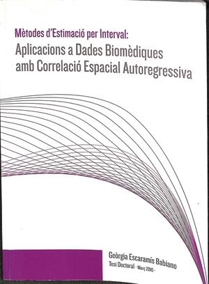 MÉTODES D`ESTIMACIÓ PER INTERVAL (CATALÁN) | V.V.A