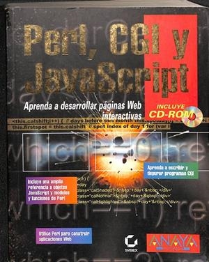 PEARL, CGI Y JAVASCRIPT (NO INCLUYE CD) | V.V.A