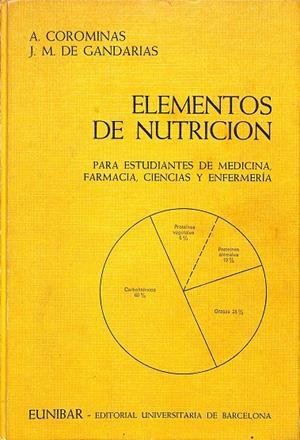 ELEMENTOS DE NUTRICIÓN  | A.COROMINAS, J.M. DE GANDARIAS
