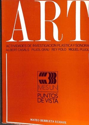 ACTIVIDADES DE INVESTIGACIÓN PLÁSTICA Y SONORA | MATEO BERRUETA ECHAVE