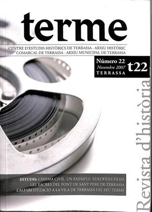 CENTRE D`ESTUDIS HISTORICS DE TERRASSA. TERME Nº 22 (CATALÁN) | V.V.A