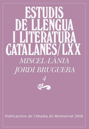 MISCEL·LÀNIA JORDI BRUGUERA, 4 (CATALÁN) | VARIOS AUTORES