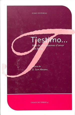 T'ESTIMO... (CATALÁN) | V.V.A