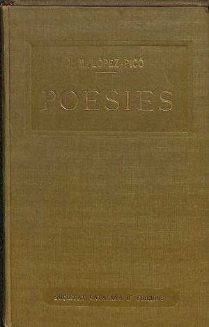 POESIES (CATALÁN) | J.M. LOPEZ- PICO