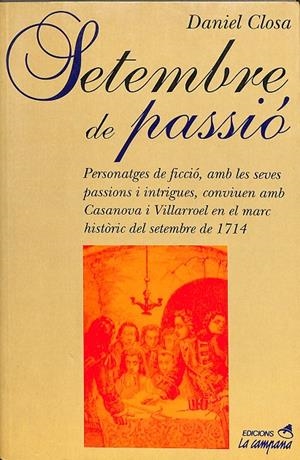 SETEMBRE DE PASSIÓ (CATALÁN) | DANIEL CLOSA