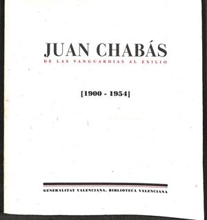JUAN CHABÁS  | AUTORES VARIOS