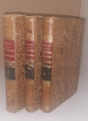 PHILOSOPHIA ELEMENTARIA - TOMOS I-2-3 (LATÍN) | GONZALEZ