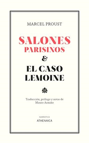 SALONES PARISINOS Y EL CASO LEMOINE (PRECINTADO) | PROUST, MARCEL