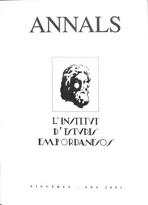 ANALS DE L'INSTITUT D'ESTUDIS EMPORDANESOS VOL. 34  (CATALÁN) | INÉS PADROSA, M. DOLORS COSTA, JOSEP M. BERNILS...