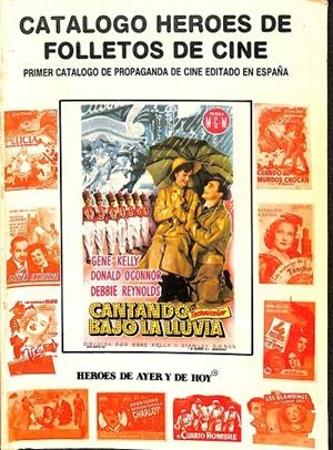 CATALOGO GEROES DE FOLLETOS DE CINE. PRIMER CATALOGO DE PROPAGANDA DE CINE EDITADO EN ESPAÑA  | V.V.A