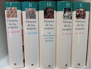 HISTORIA DE LAS MUJERES EN 5 VOLÚMENES - COLECCIÓN COMPLETA  | V.V.A