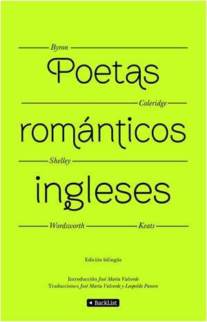 POETAS ROMÁNTICOS INGLESES (EDICIÓN BILINGÜE) | AA. VV.