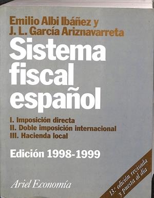 SISTEMA FISCAL ESPAÑOL. | EMILIO ALBI