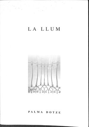 LA LLUM (CATALÁN) | PALAMA DOTZE