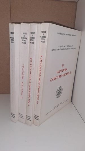 ACTAS DE LAS I JORNADAS DE METODOLOGÍA APLICADA DE LAS CIENCIAS HISTÓRICAS | AUTORES VARIOS