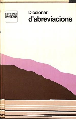 DICCIONARI D`ABREVIACIONS (CATALÁN) | V.V.A