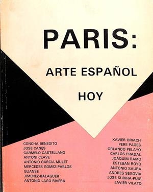 PARIS - ARTE ESPAÑOL HOY | CONCHA BENITO, JOSE CANES, CARMELO CASTELLANO...